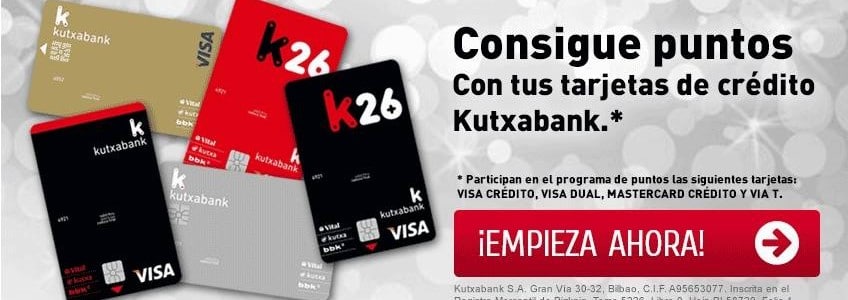 Imagen de las tarjetas de Kutxabank